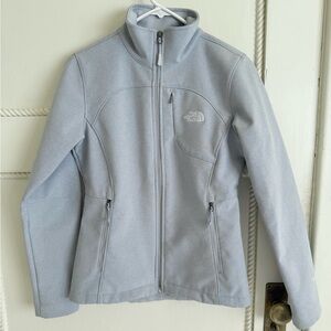 The North Face Apex Bionic‎ women's soft shell jacket in light grey XS